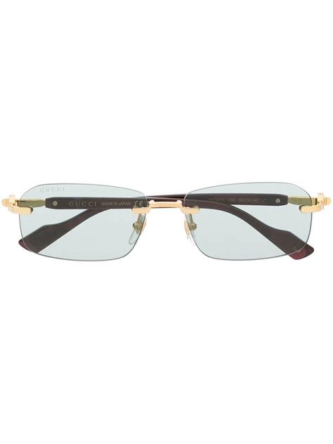 gucci frame for men|gucci rimless glasses for men.